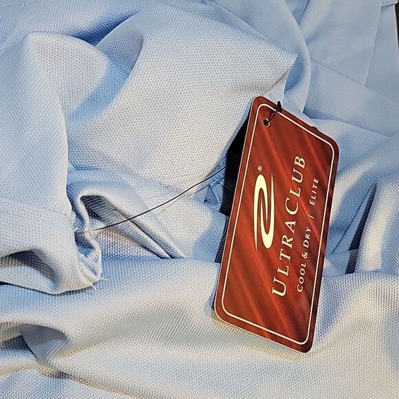 BRAND NEW ULTRA CLUB 3-BUTTON PLACKET WITH COLLAR MEN'S SHORT SLEEVE POLO SHIRT - Picture 14 of 15